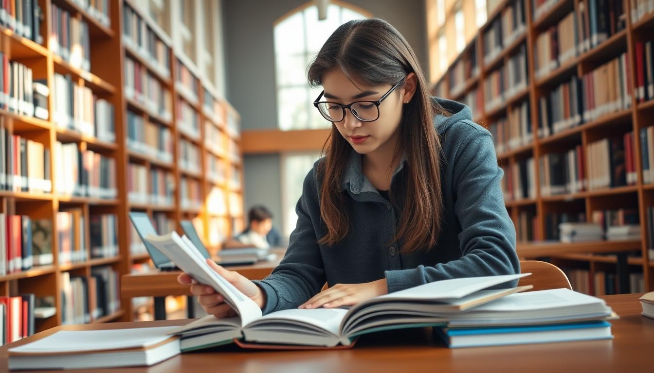 University campus and scholarly atmosphere in Paris