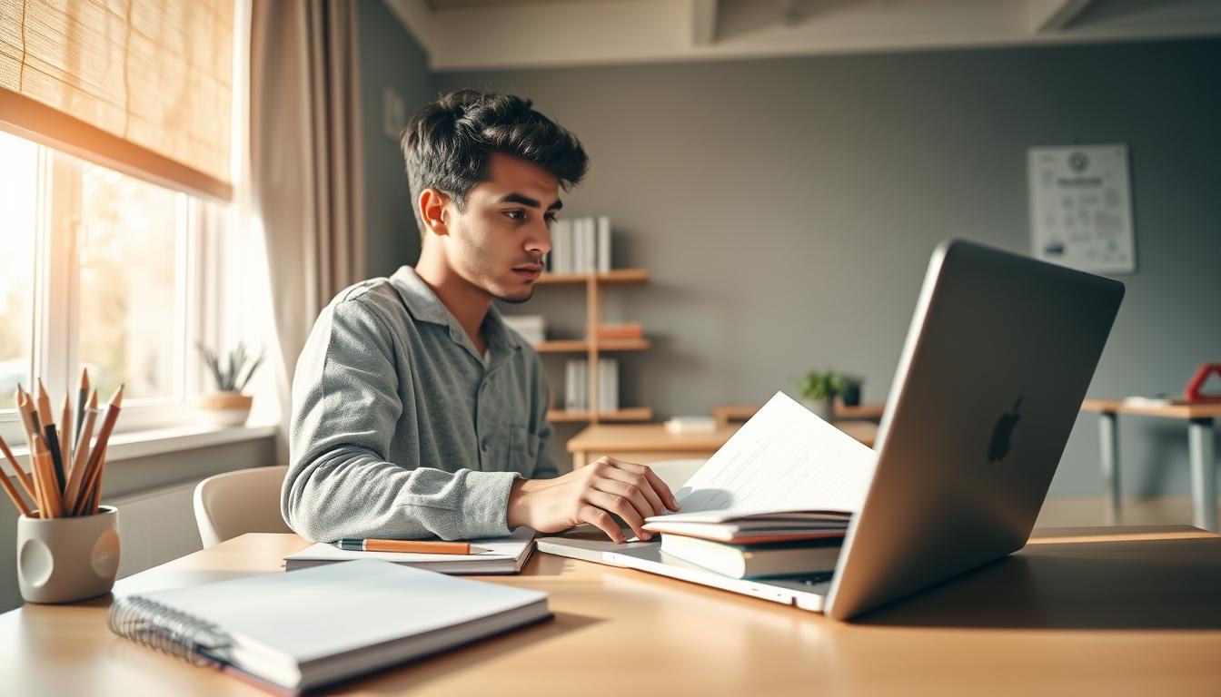 Students working in research laboratory