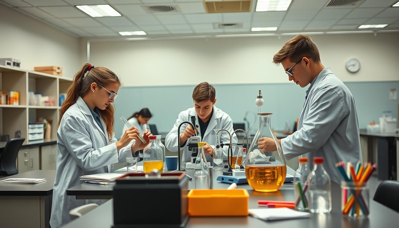 Students collaborating in study space